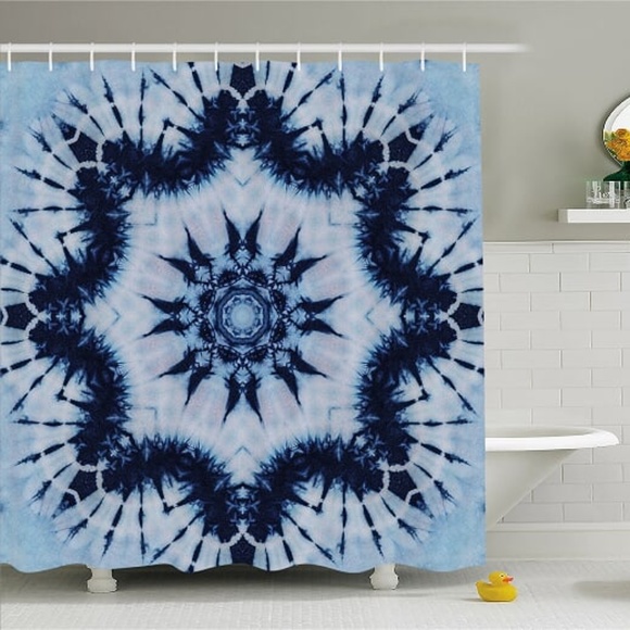 Ambesonne Bath Shower Curtain Tie Dye Star Mandala Print Poshmark